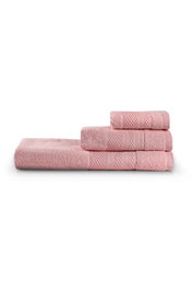 Mijölnir Piramit - Juego de toallas 3 piezas Rosa empolvado